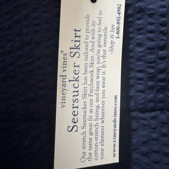 Vineyard Vines Navy Mini Skirt - Picture 6 of 7